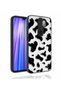 حافظة متوافقة مع هاتف Xiaomi Redmi Note 8 Pro، غطاء نورا لامع مع حماية للكاميرا