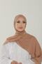 Rose Gold Luxury Combed Cotton Shawl - Women's Hijab Jersey Hijab Lycra Shawl - 4