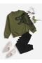 ديناصور مطبوعة 3 خيوط Sewatshirt مجموعة Edy111