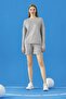 20728 Women's Crew Neck Shorts Set