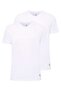 Men's Licensed, Uspa, White, Cotton- Modal 2-Piece Short Sleeve Round Neck Undershirt
