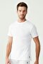Men's Licensed, Uspa, White, Cotton- Modal 2-Piece Short Sleeve Round Neck Undershirt - 2