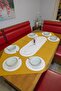 Embroidered Jute Placemat White Placemat, In Set, Durable, Heat Sensitive, Long Lasting,