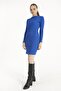 Half Neck Long Sleeve Camisole Dress - 5