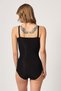 Black 2821 Underwire Double Cup Slip Laser Corset - 2