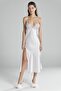 Satin Nightgown Dressing Gown Pajama Set Shorts Set 6-Piece Dowry Set - 6425 - 2