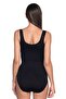 Women's Black Seamless Thick Strapped Ripped Bodysuit Mı17sbo00001 - 3