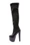 6K8000 Hidden Platform High Heel Boots - 3