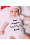 Canestar Special Design Baby Bodysuit Suitable for 0-3 Years Old (LET ME SLOWLY TO MY AUNT!) Written Baby Bodysuit