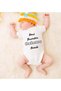 Canestar Special Design Baby Bodysuit Suitable for 0-3 Years Old (LET ME SLOWLY TO MY AUNT!) Written Baby Bodysuit - 2