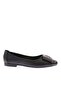 Woman's buckled flat shoes black 1012621