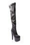 6K8000 Hidden Platform High Heel Boots - 2