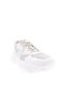 Woman's lace-up thick sole sneakers shoes white 762453138 - 2