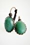 Aventurine Natural Stone Vintage Earrings - 2