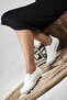 Genuine Leather White Women's Leather Casual Shoes Trc-0502 - 7
