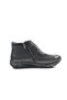 3607 Genuine Leather Black Bone Protruding Velcro Orthopedic Women's Mother Boots - 2