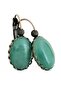 Aventurine Natural Stone Vintage Earrings