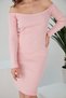 Women's Boat Neck Long Sleeve Camisole Dress - 7