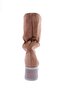 Blunt Toe Ankle Gathered Heeled Boots Tan Suede 262329121101772322 - 7