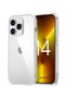 iPhone 14Promax Compatible Case Kab 4D Corner Protection Antishock Airbag Transparent Cover - 3