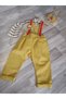 Winnie The Pooh Concept Mustard Color Baby Boy Trousers Salopet - 2