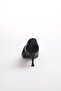 Nina Black Color Drawstring Women's Heeled Shoes - 5