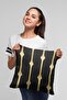Black Decorative Premium Fabric Double Sided Throw Pillow Pillow Case Hidden Zipper 43x43cm Krl1025 - 3