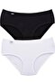 Women's Lycra Black Bato (High Waist) Panties Single - 2