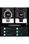 1144 Men's Black Steel Analog and Digital Wrist Watch - 6