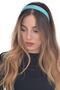 Hahai Women Turquoise Color Straight Wide Crown