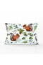 Digital Printed Modern Rectangular Pillow Throw Pillow Cover with Squirrel Pattern on White Background