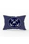 Digital Printed Modern Rectangular Pillow Throw Pillow Cover with Anchor Pattern on Colorful Floor