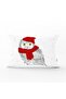 Owl Patterned Digital Printed Decorative Rectangular Pillow Throw Pillow Cover