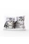 Kitten Patterned Modern Rectangular Pillow Cushion Cover