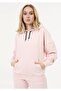 Women's Pink Color Hooded Set