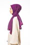 Fuchsia Black Jacquard Modal Shawl 75x200 Cm With Scarf Hanger And Gift Set - 3