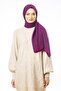 Fuchsia Black Jacquard Modal Shawl 75x200 Cm With Scarf Hanger And Gift Set - 6