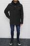 Men's Smoked Hooded Wool Blended Stamp Coarse - 4