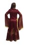 Henna Night Burgundy Bindalli Bridal Kaftan Dress Embroidered Model - 2