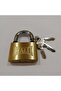 Kale Brass Yellow Padlock 60 Mm - 3