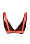 Kırmızı Cut Out Detaylı Üçgen Kaplı Bikini Üstü TBESS20BU0202 - 8