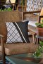 Black Decorative Double Sided Throw Pillow Pillow Case Hidden Zipper Premium Fabric 43x43cm Krl1012 - 4