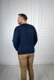 O Neck Navy Blue Knitwear Sweater - 5