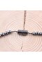 Certified Hematite (Stone) Natural Stone Knotless Necklace 6 mm - M398 - 3