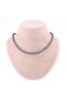 Certified Hematite (Stone) Natural Stone Knotless Necklace 6 mm - M398 - 4