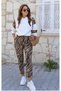 White Hooded Zebra Pattern Sweat - 2