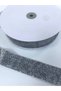 Silvery Silver Velvet Ribbon 4 cm Price Is for 1 Meter – Ribbon, Stylish Design, Women's Accessory – Ribbon - 3