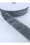 Silvery Silver Velvet Ribbon 4 cm Price Is for 1 Meter – Ribbon, Stylish Design, Women's Accessory – Ribbon - 4