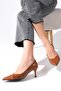 Wendy Tan Suede and Patent Leather Women's Heeled Shoes