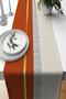 Orange Runner Tablecloth Premium Thai Feather Woven Stain-Resistant Fabric 40X140Cm Rnr487